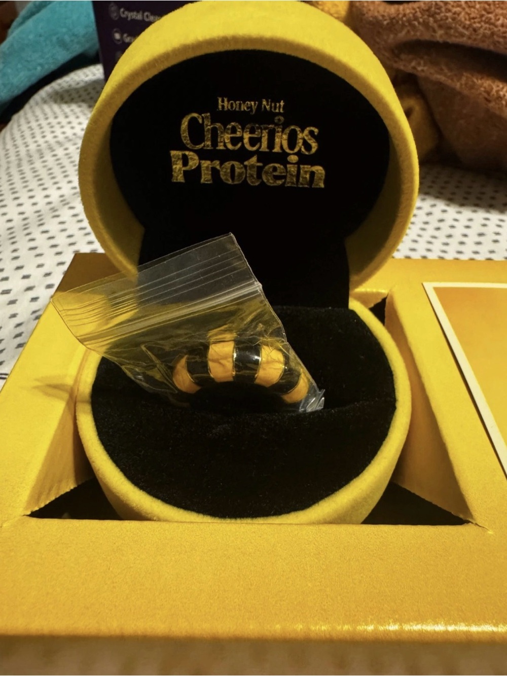 The Honey Nuts for You Surprise Ring Design  LARGE Fast Ship In Hand